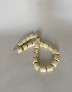 Oval bone necklace