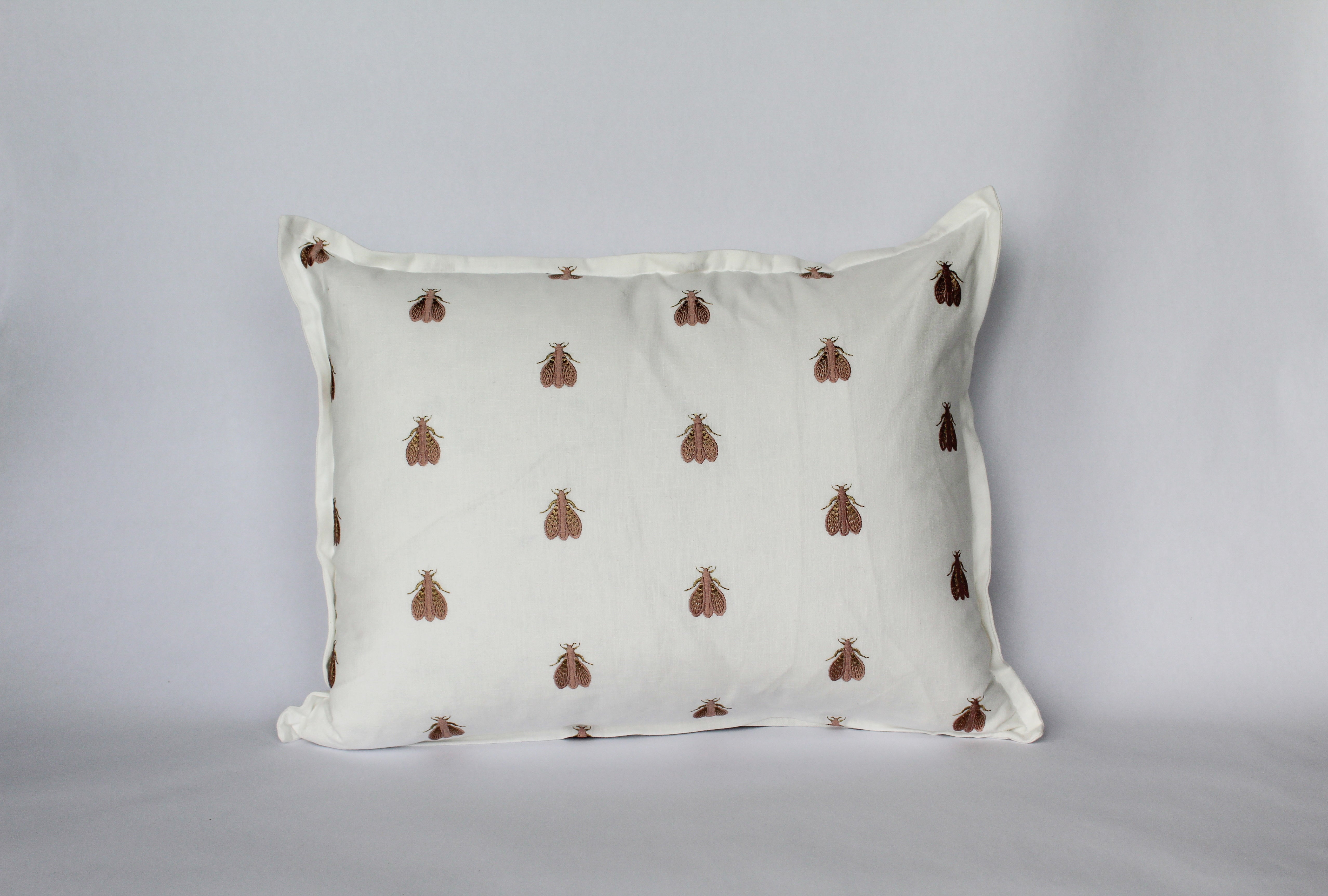 Falena Bees White & Blush