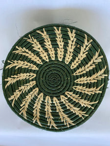 Raffia Placemats Spiral Khaki