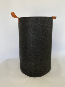 Charcoal laundry basket