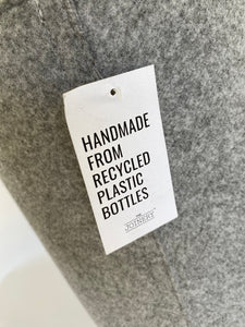 Grey laundry basket