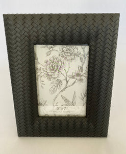 Lattice black photo frame