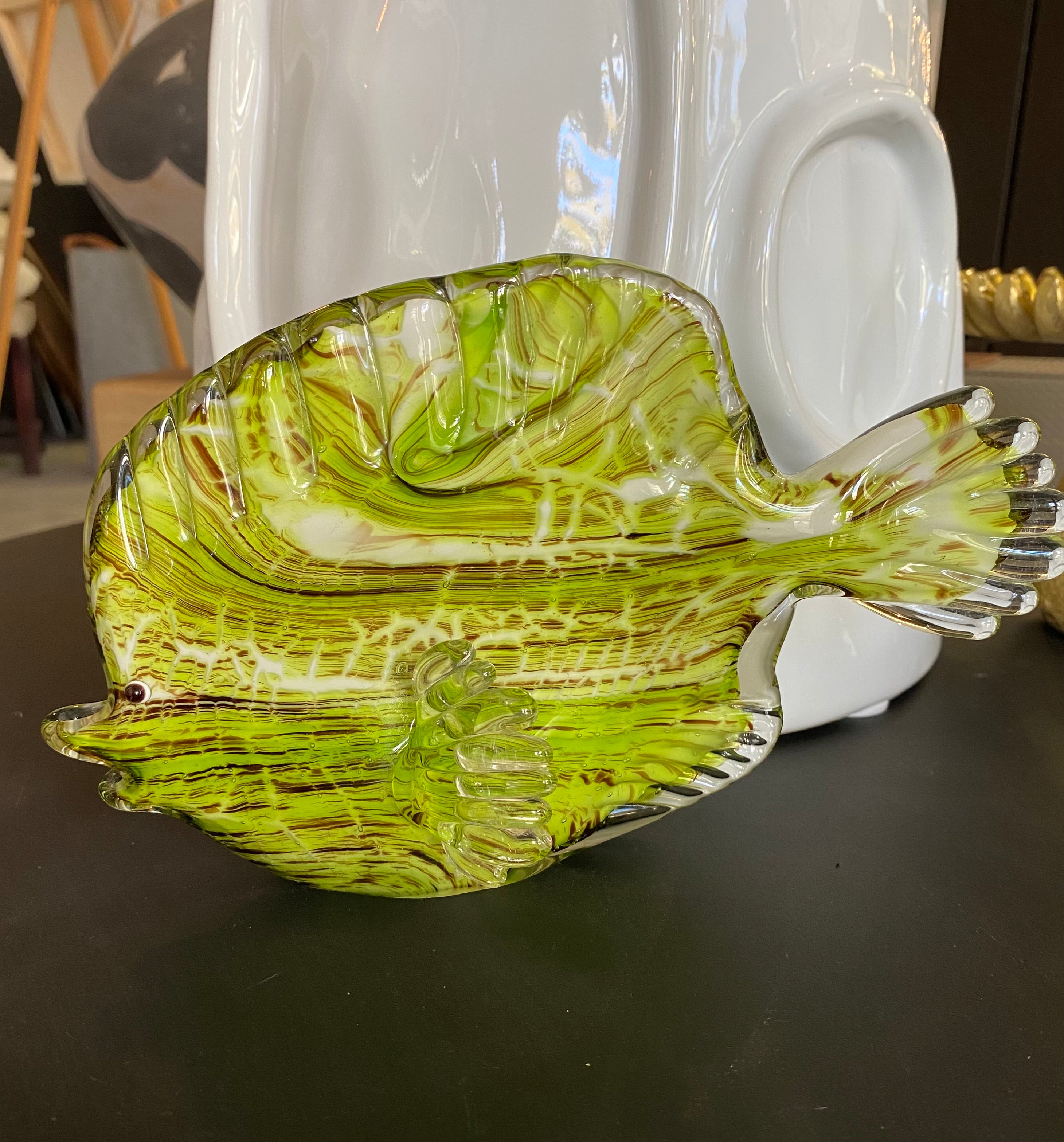 Lime glass fish