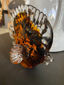 Amber glass fish