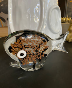 Copper spotted glass fish