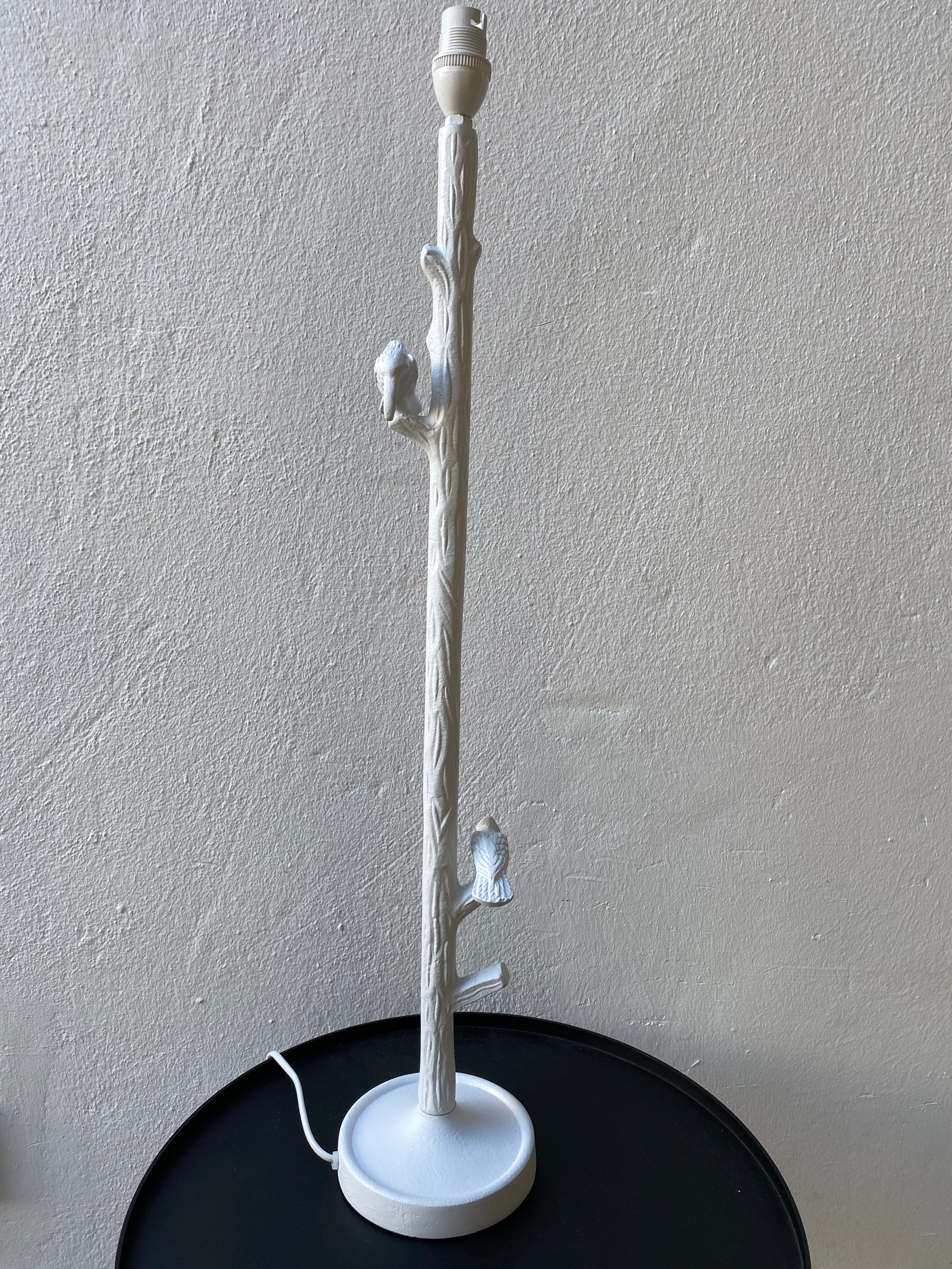White bird lamp