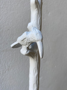 White bird lamp