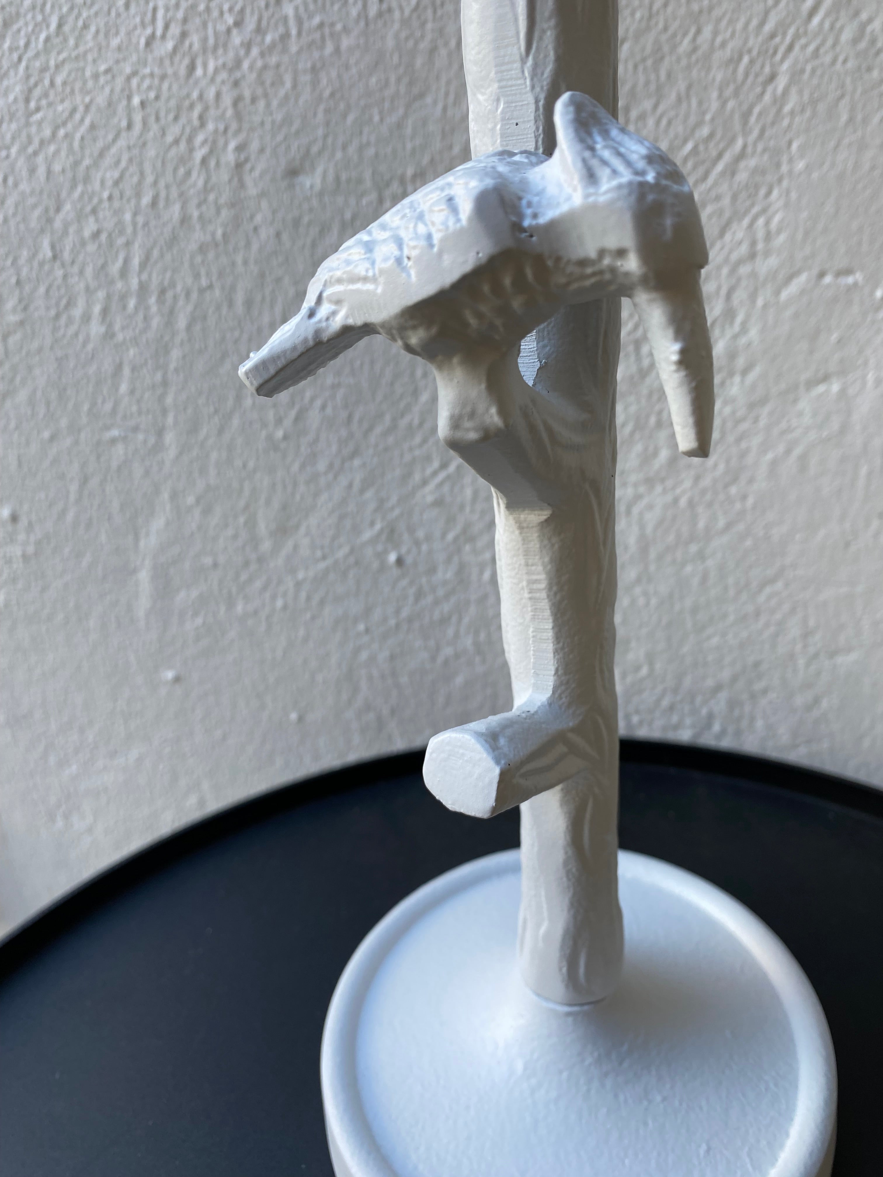 White bird lamp