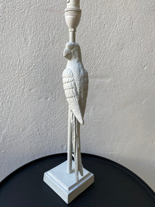 Parrot white lamp base