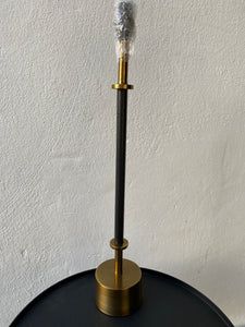 Rust black table lamp